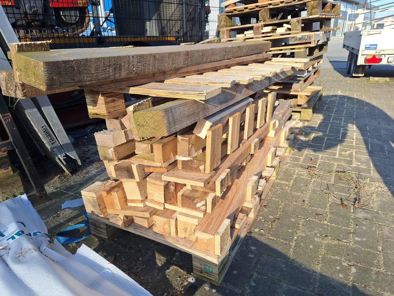 Pallet en resthout