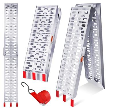 3 Stuks inklapbare aluminium oprijplaten.