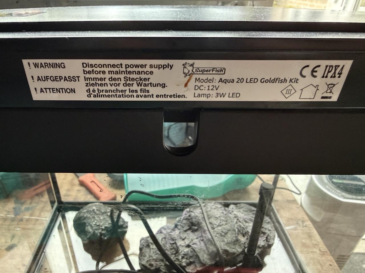 Superfish aquarium 16 liter