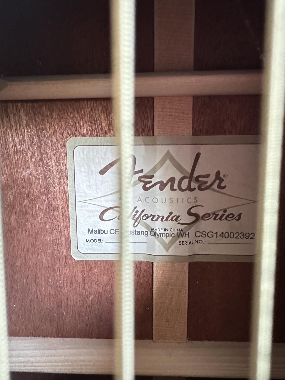Fender California Series Malibu CE