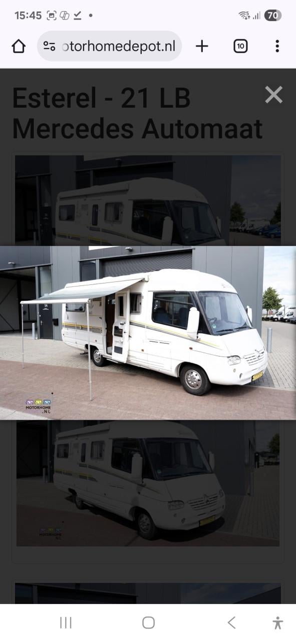 Mercedes estarel camper CDI 316 uit 2003