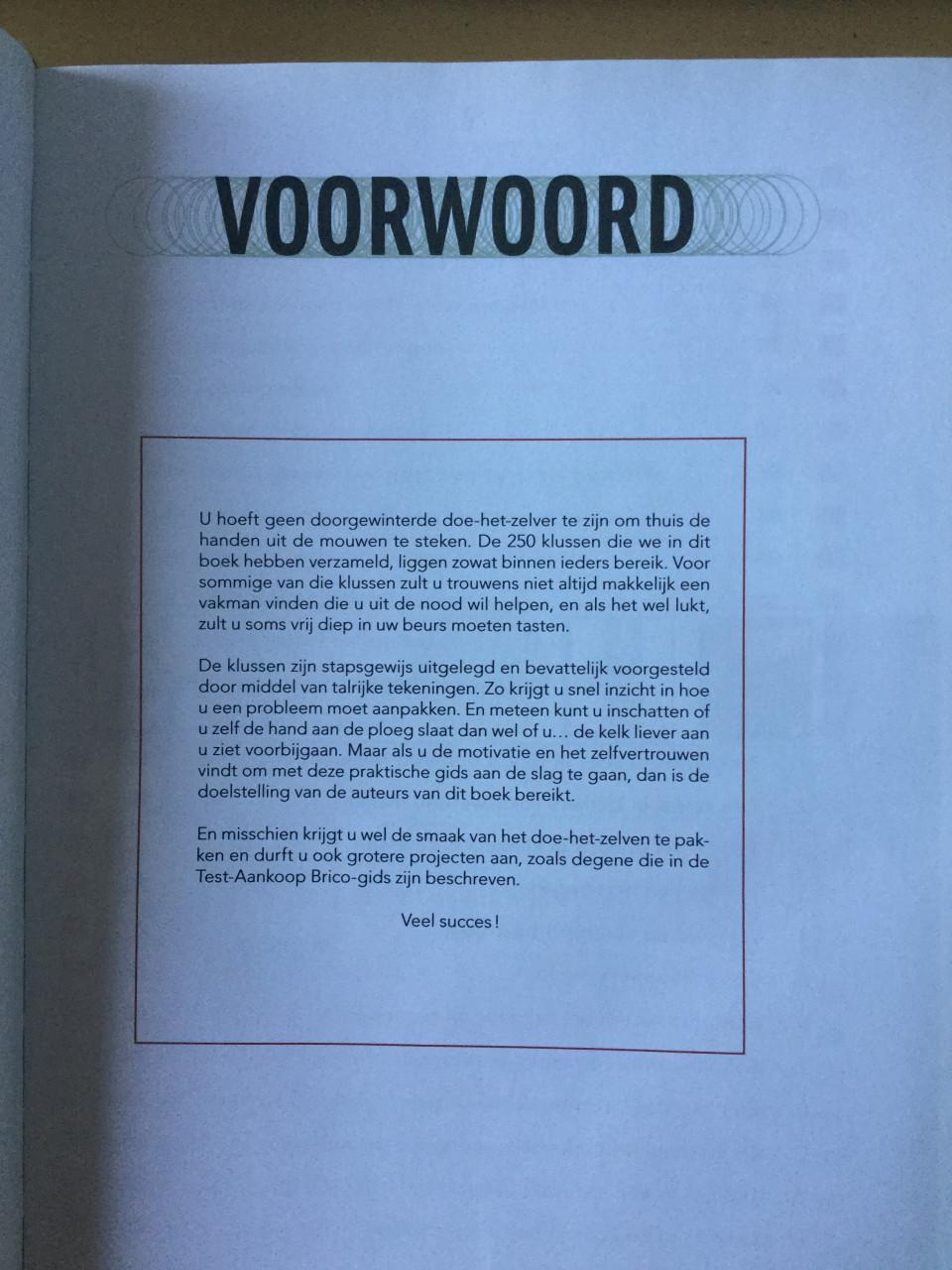 Testaankoop 250 klussen voor iedereen