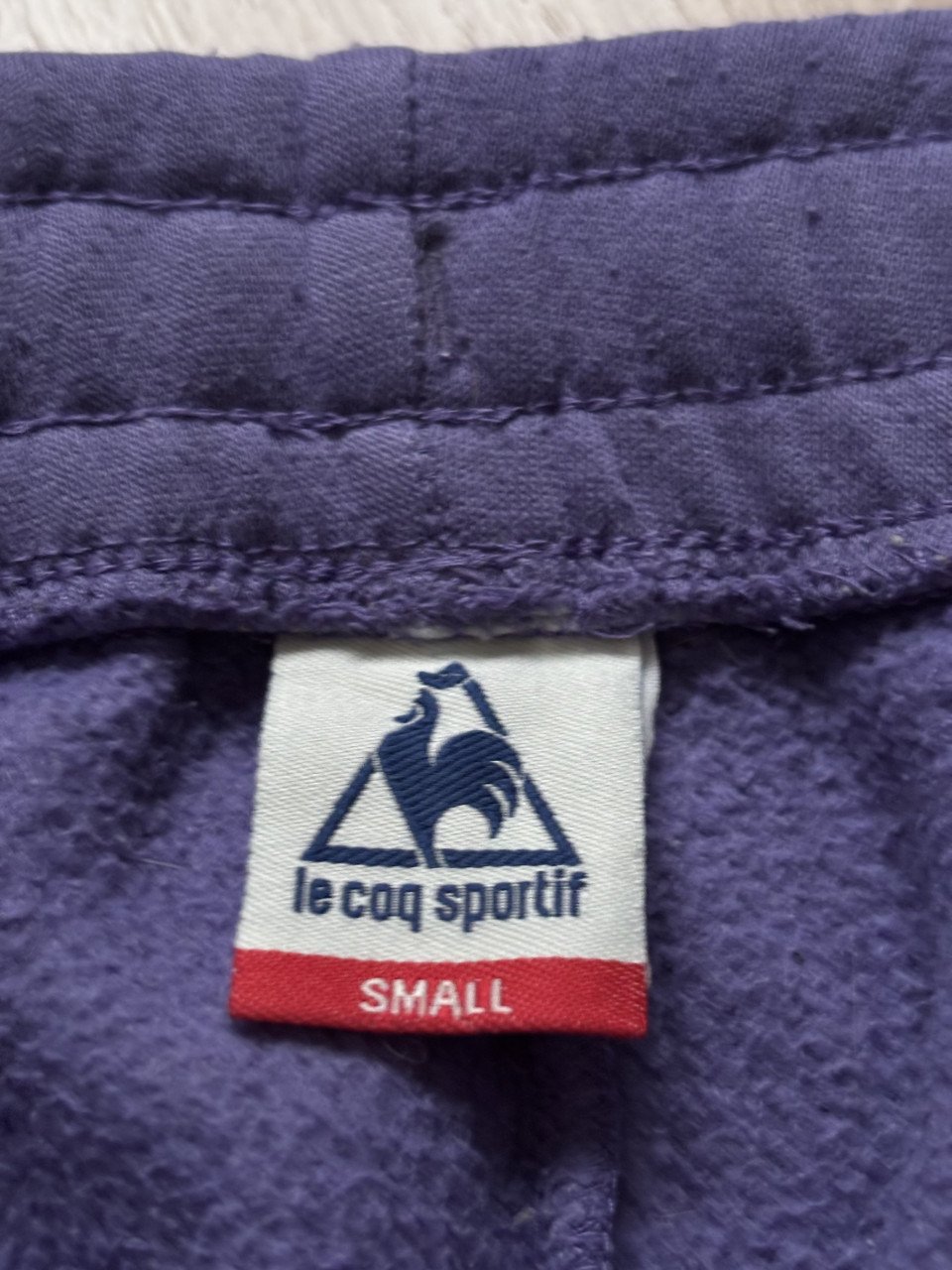 Le coq sportif paarse joggingbroek maat S