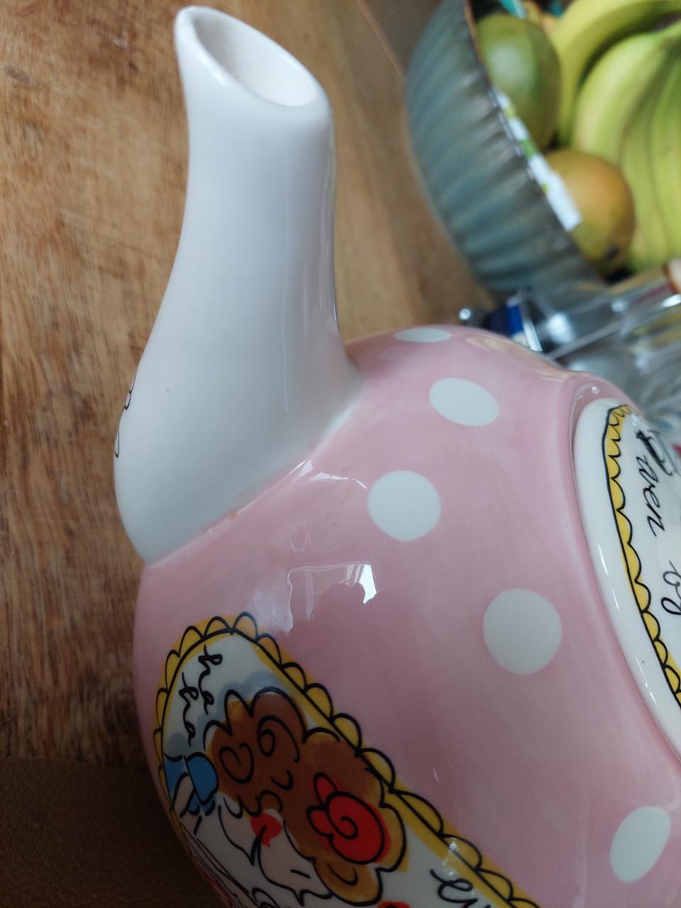 Roze theepot Amsterdam Blond