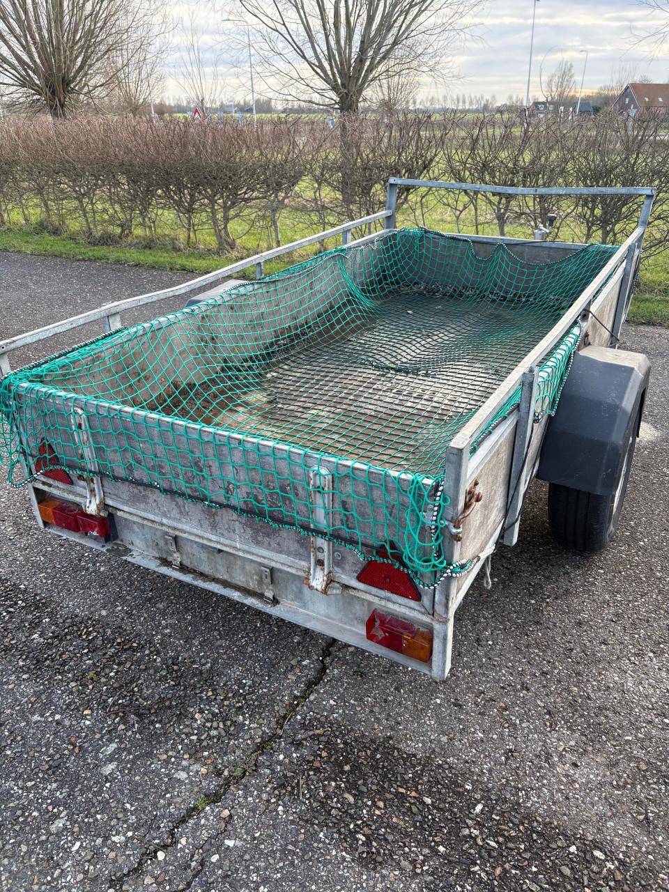 Praktische klus-aanhanger 2.45 m