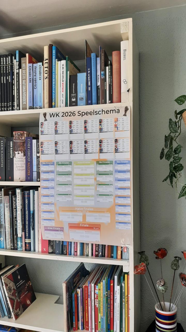 Poster Speelschema WK2026