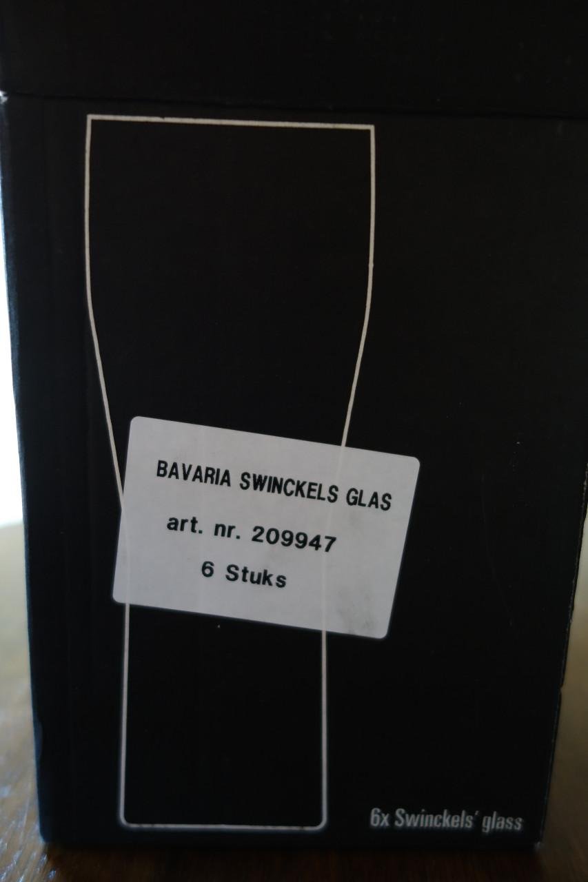 6 nieuwe BAVARIA SWINCKELS glazen vaatwasbestendig