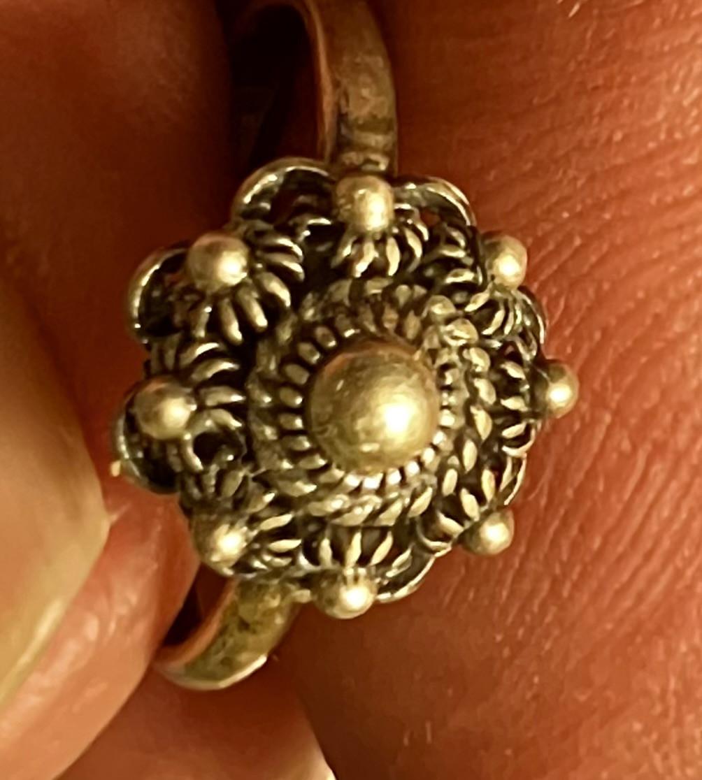 Zeeuwse knop sieraden, zilver, filigrain