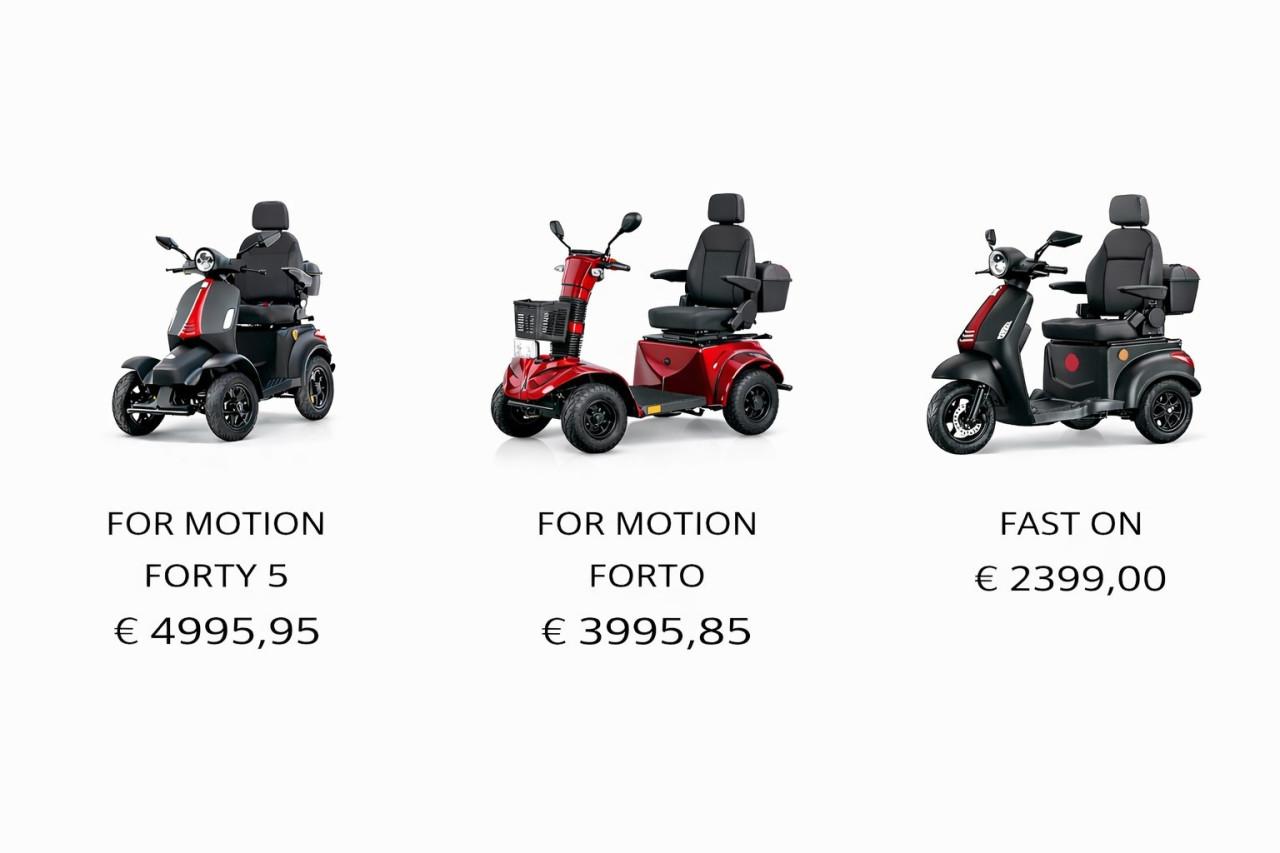 Nu in de showroom: de nieuwste For Motion‑scootmobielen!