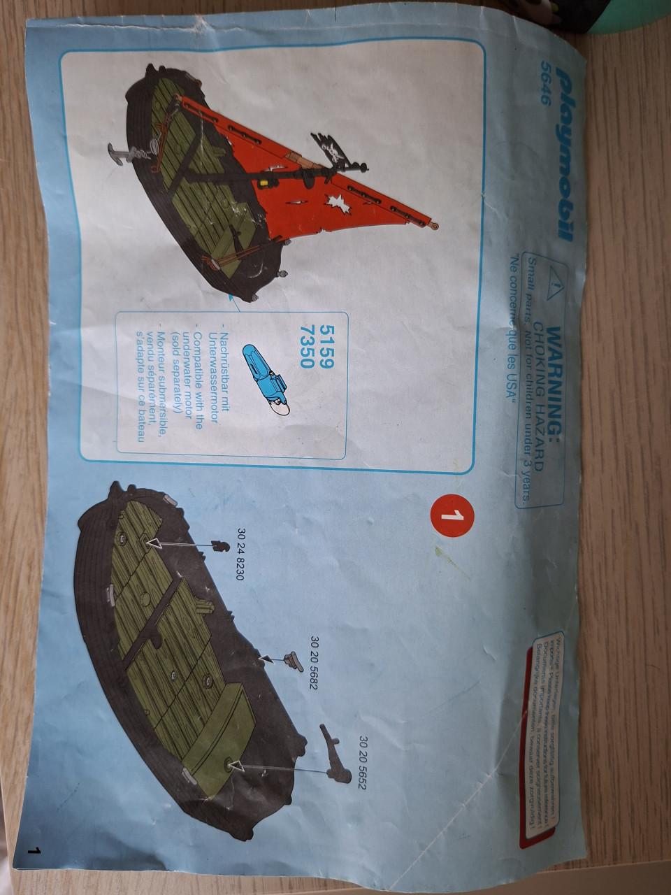 Piratenschip en eiland playmobil