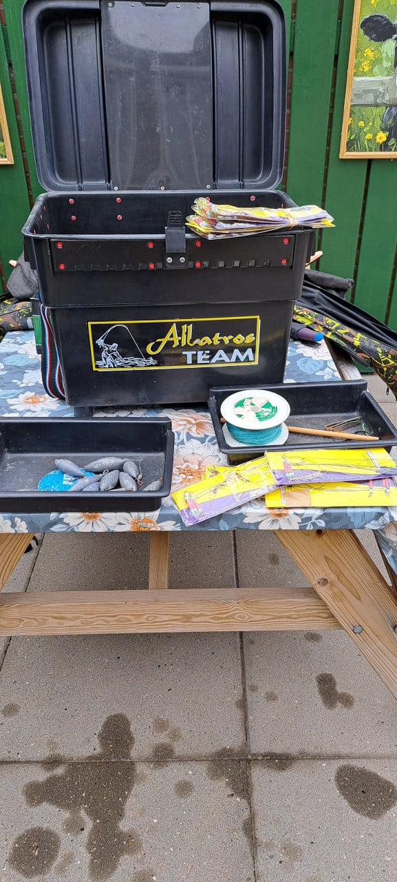 Te koop complete vis uitrusting