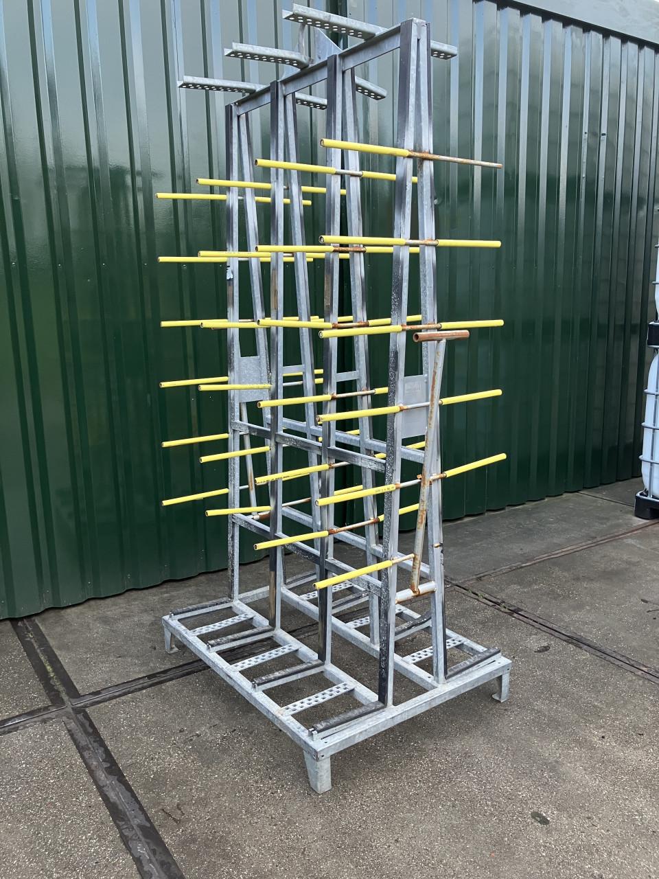 Glas of platen rek dubbel