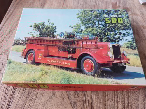 Puzzel brandweerwagen