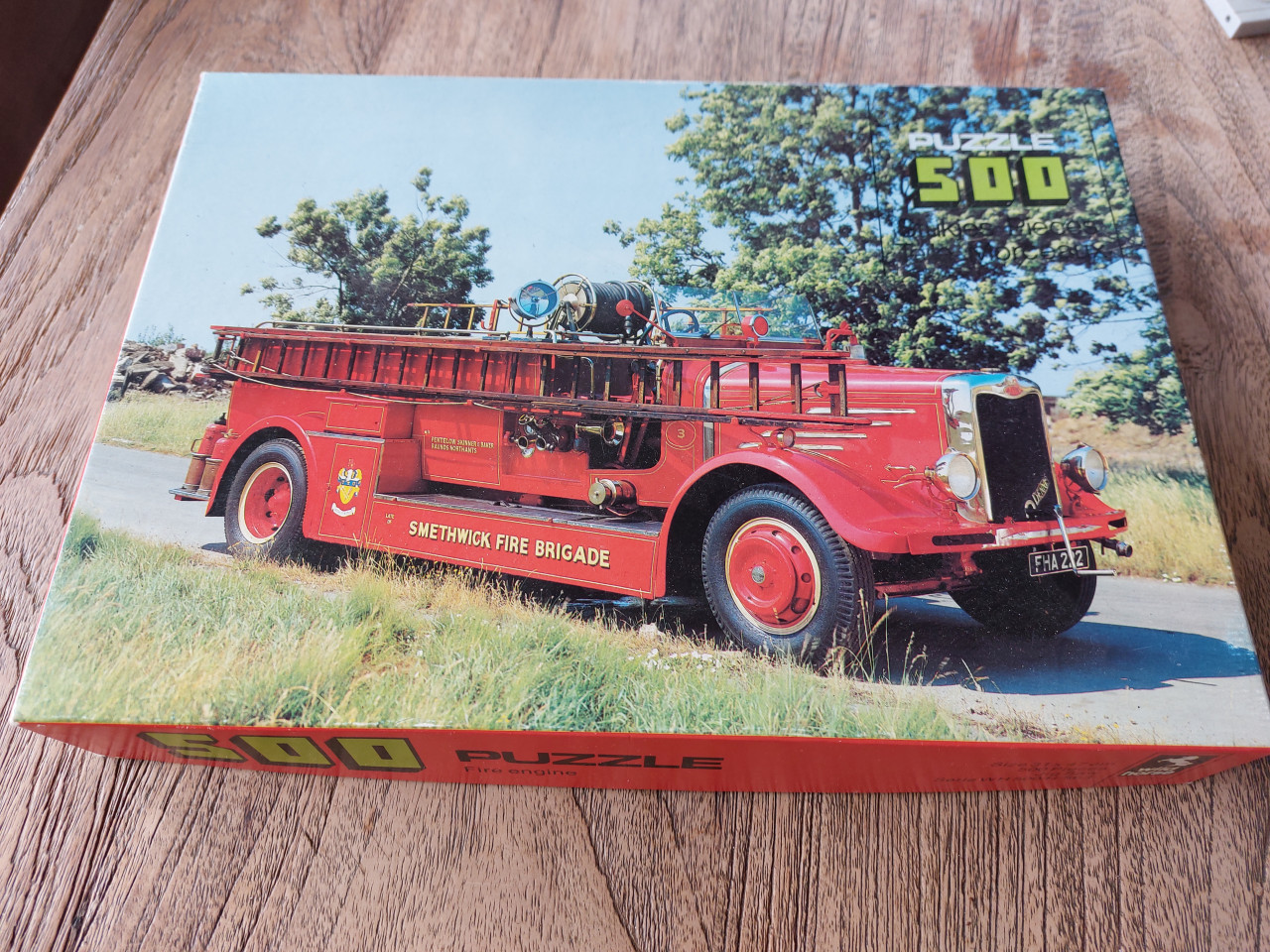 Puzzel brandweerwagen