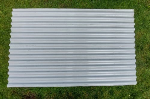 Stalen Golf plaat 176 x 110 cm.