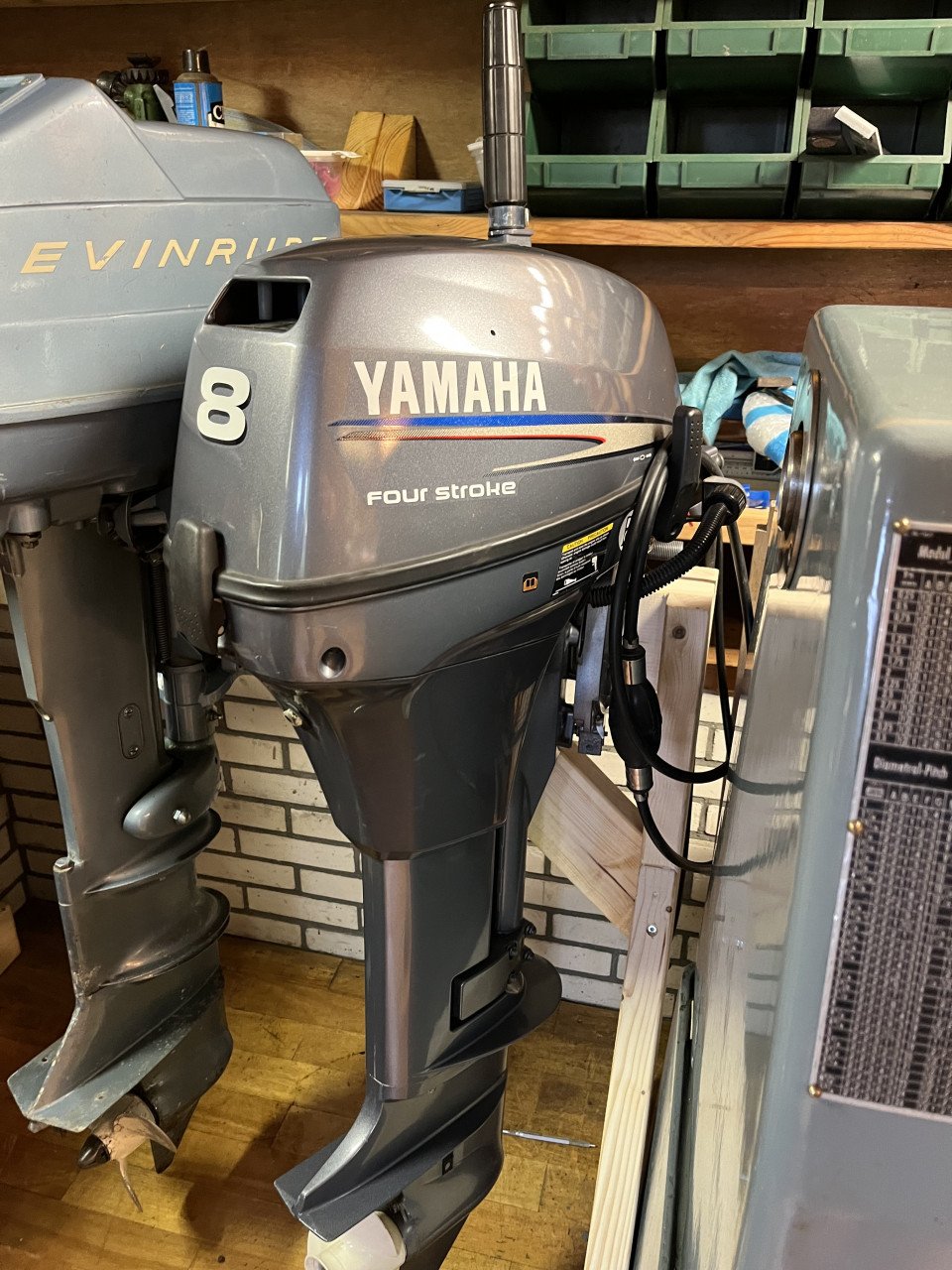 Yamaha 8 pk 4 takt langstaart in nieuwstaat