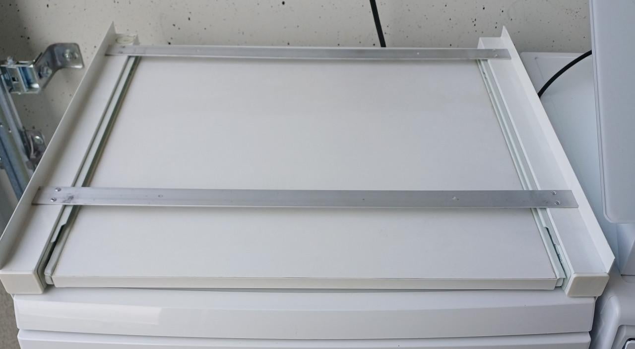 Tussenblad voor wasmachine droger met lade