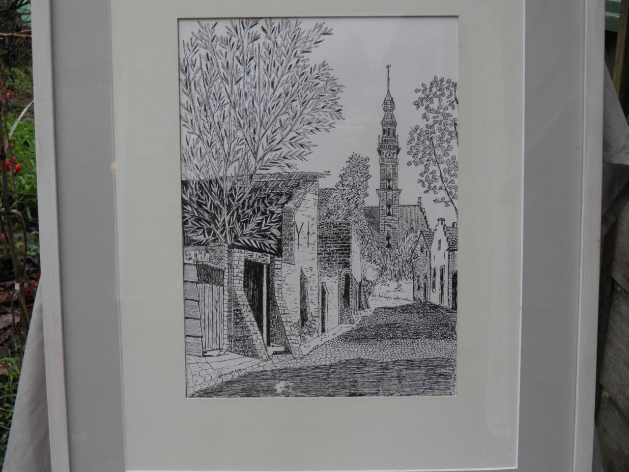 Pentekening veere