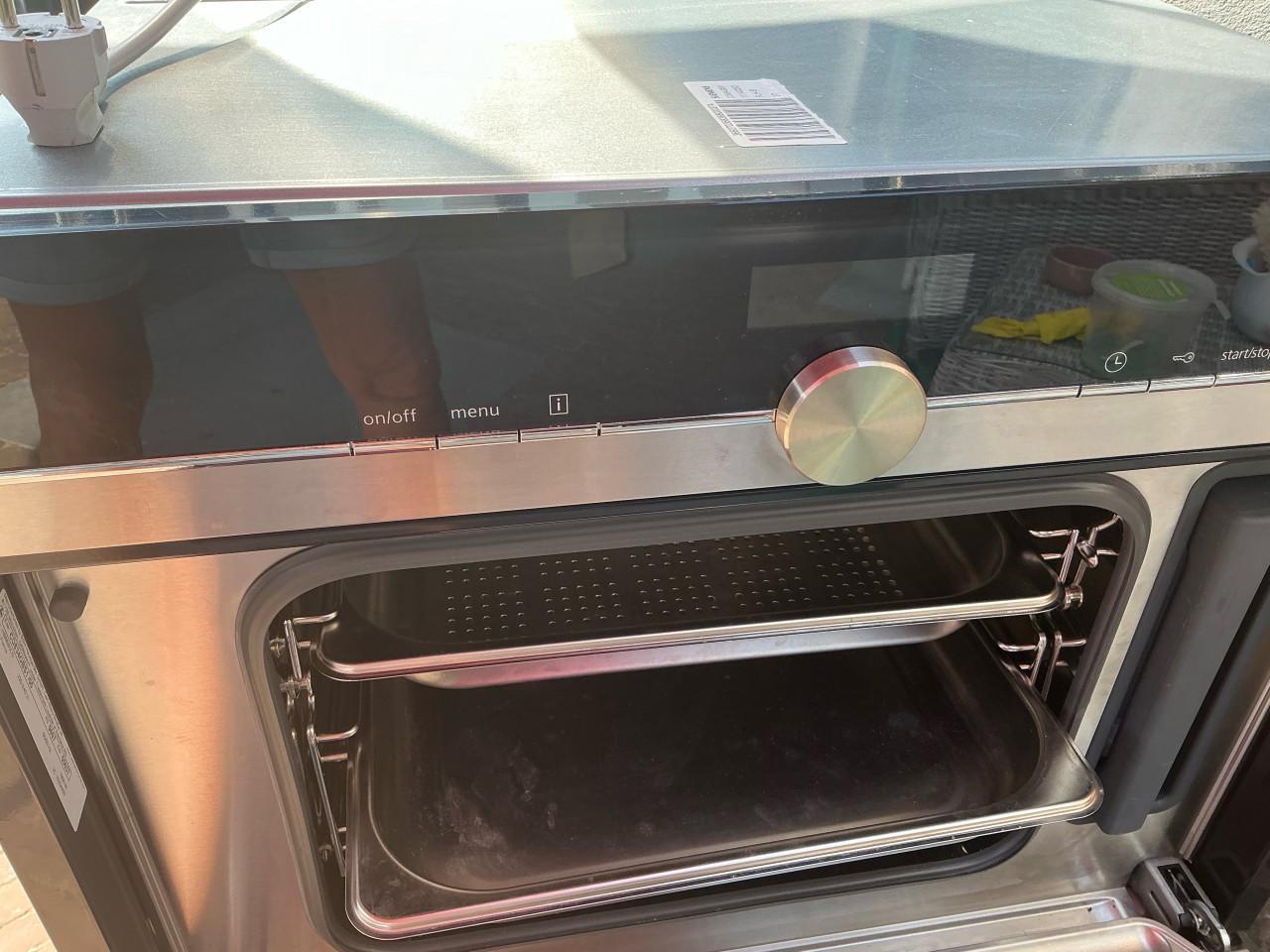 Siemens compacte inbouw stoomoven nooit gebruik