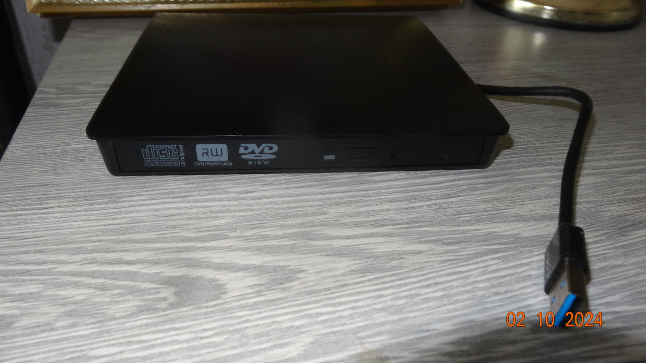 NIEUW CD/DVD-RW external brander Externe CD/DVD-RW brander, USB 3