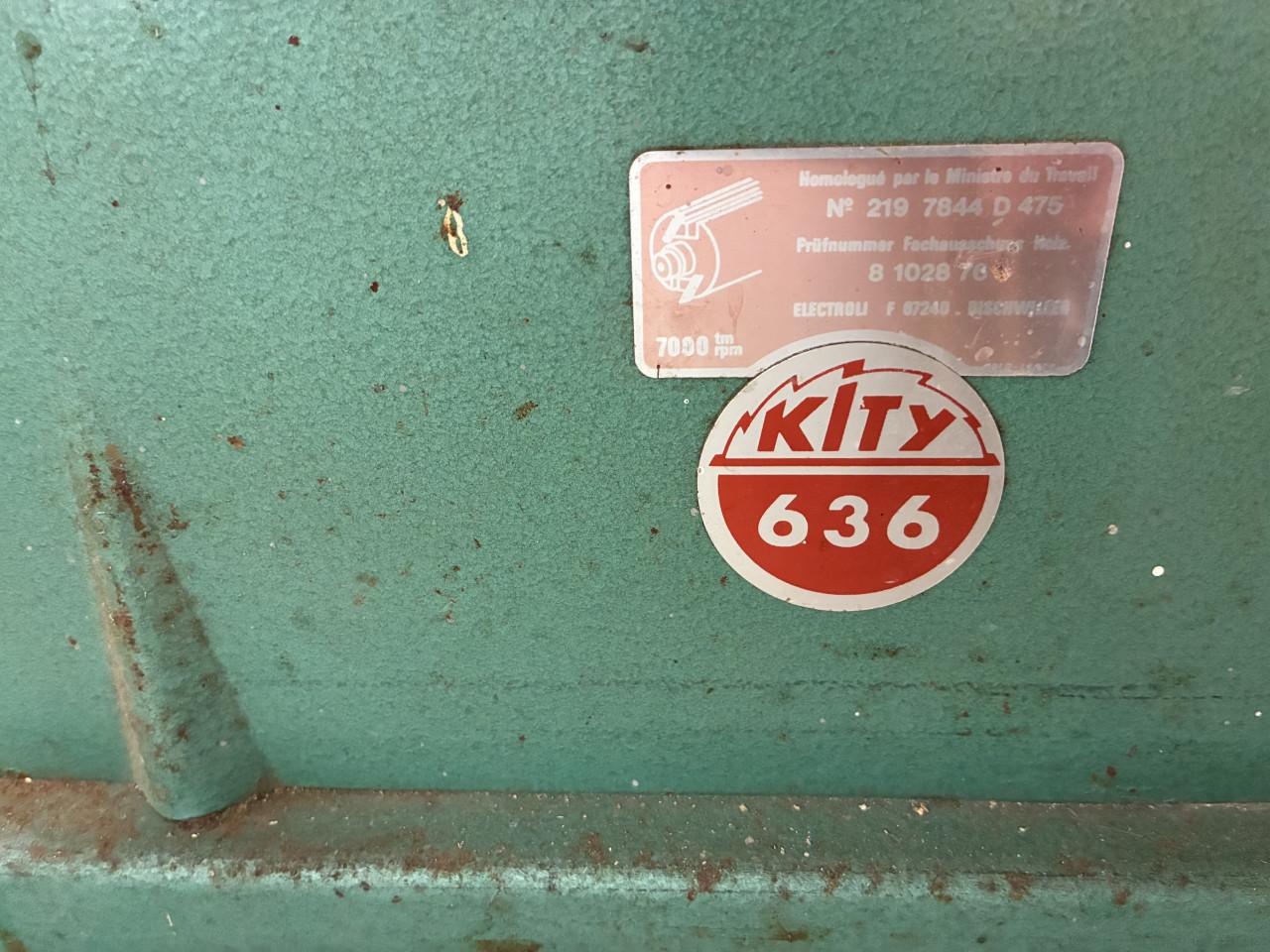 Kity 636 vlak/ van dikte bank