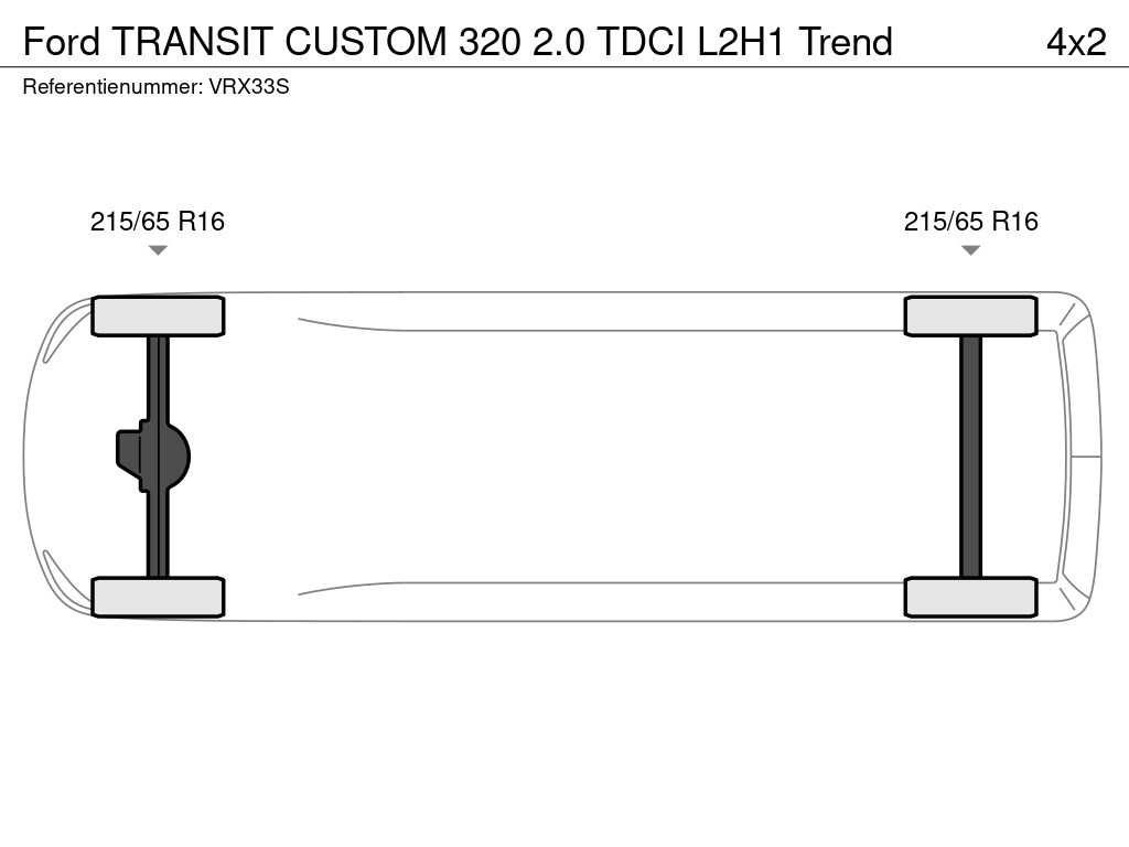 Ford Transit Custom 320 2.0 tdci l2h1 trend