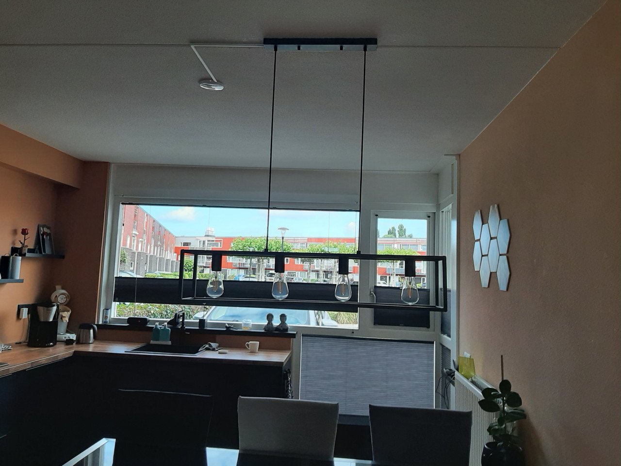 Keukenlamp met 4 pitten
