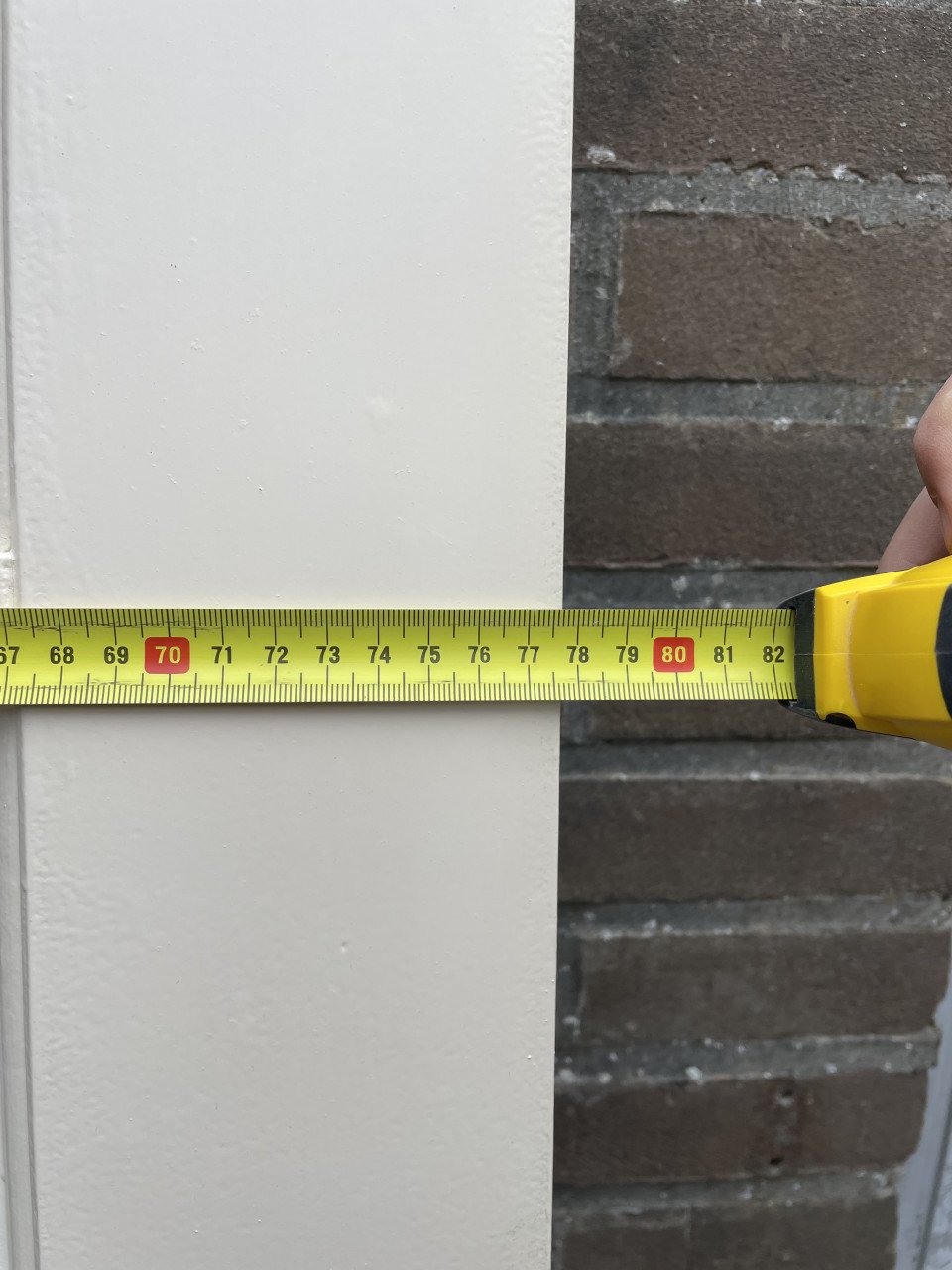 Houten binnendeur met glas