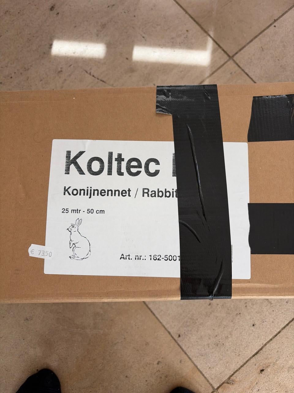 Konijnennet 25 mtr