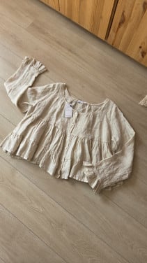 Blouse Linnen - creme