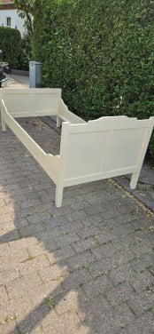 Houten twijfelaar / bed