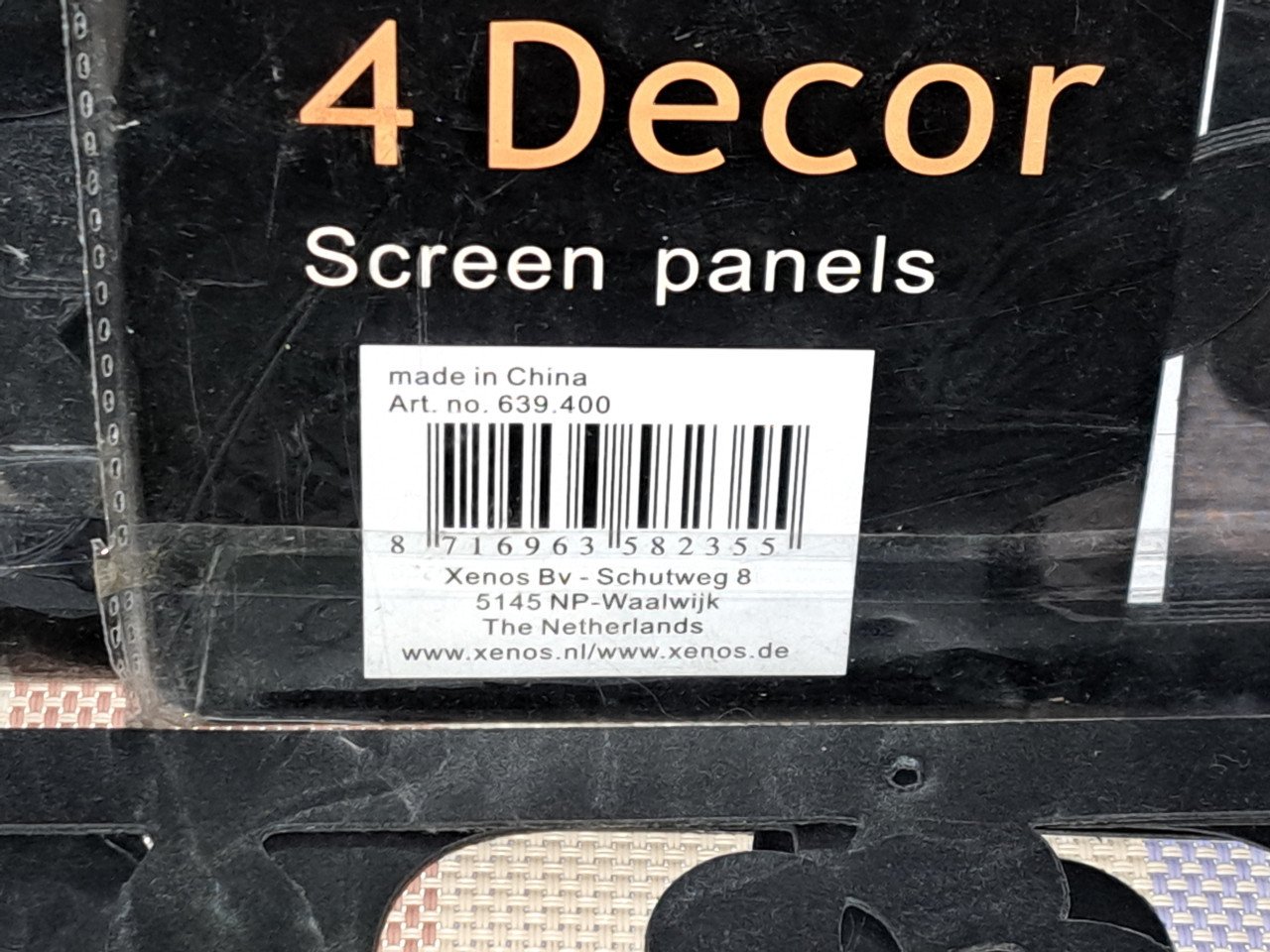 Hangende kamerverdeler PVC-schermpanelen/room divider