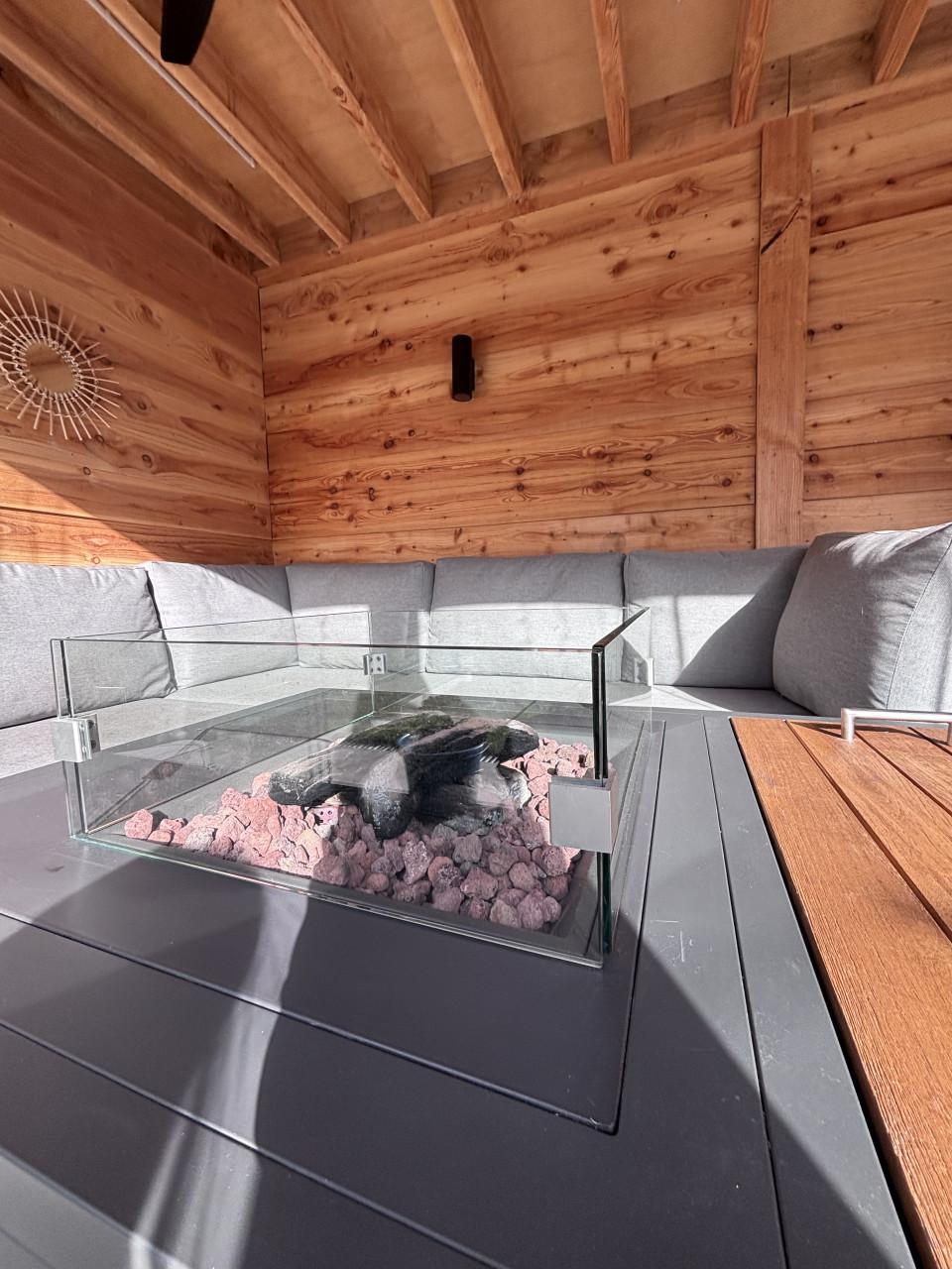 Vuurtafel Life, Fuego met beschermhoes