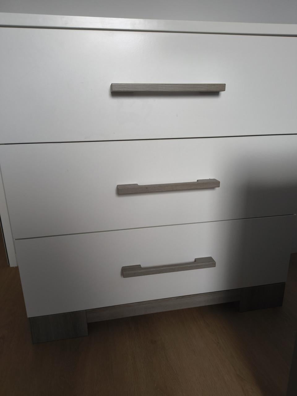 Ledikant met aerosleep matras en commode