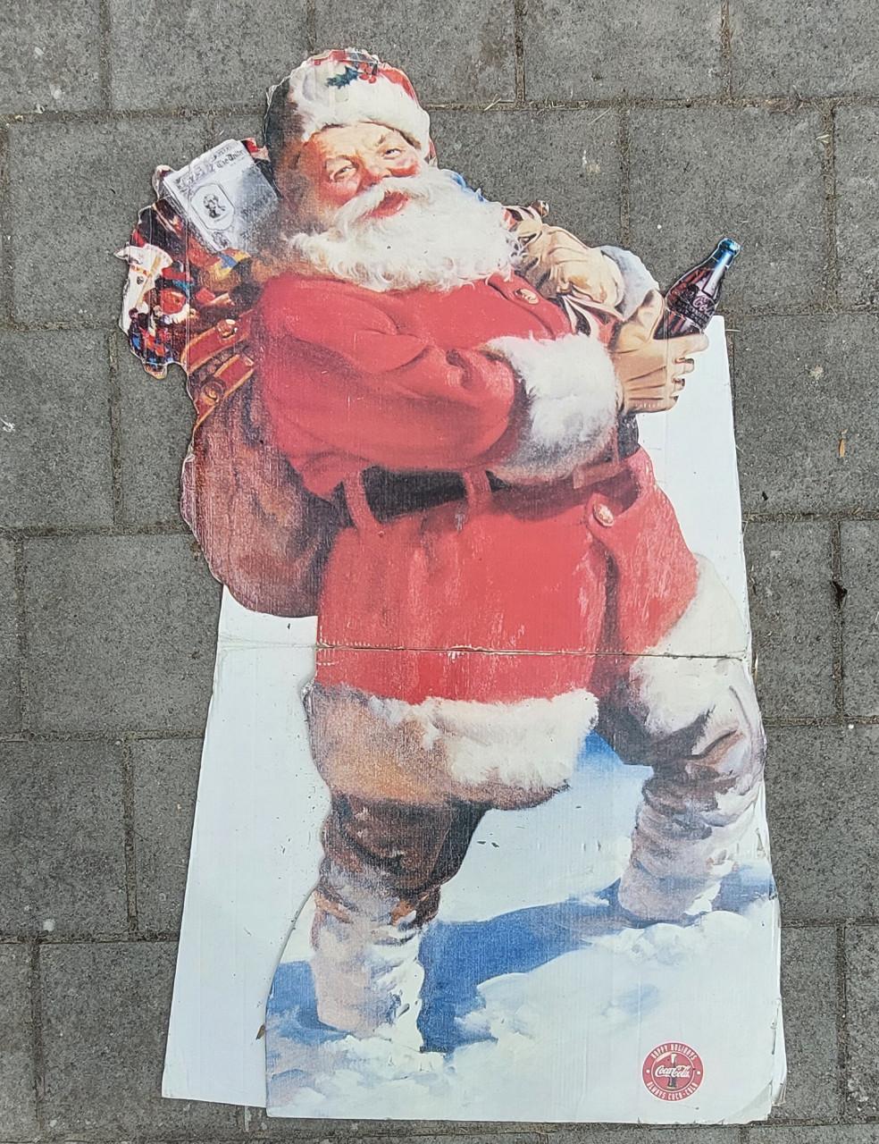 Reclame Coca Cola kerstman display