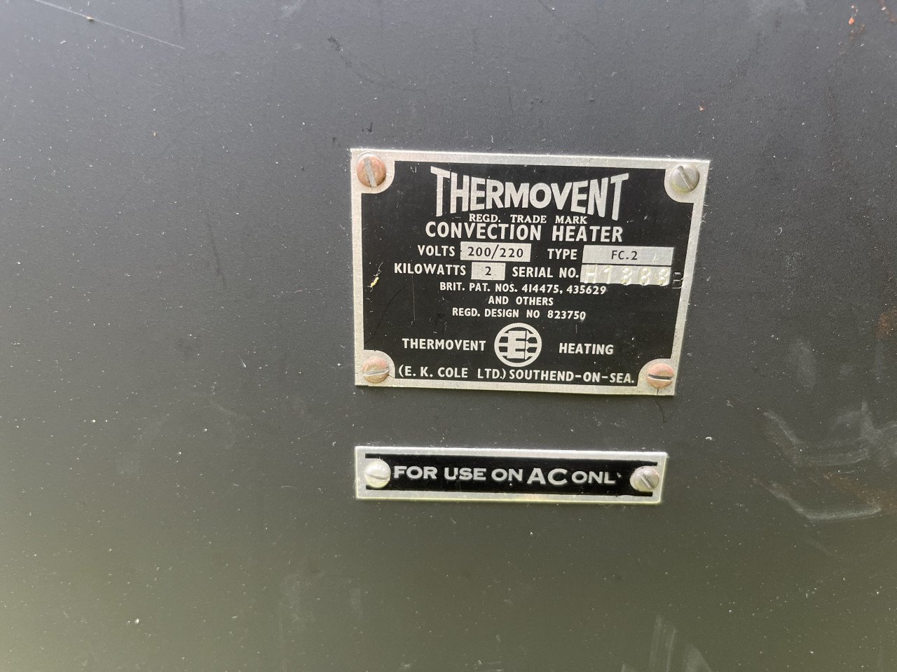 Elektrische kachel. Thermovent