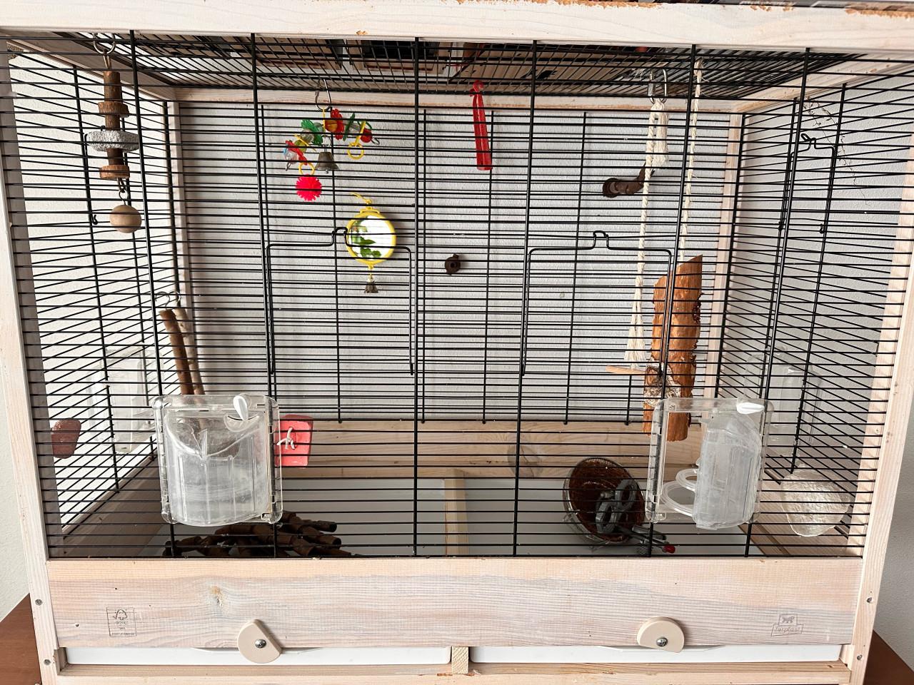 Ferplast houten vogelkooi