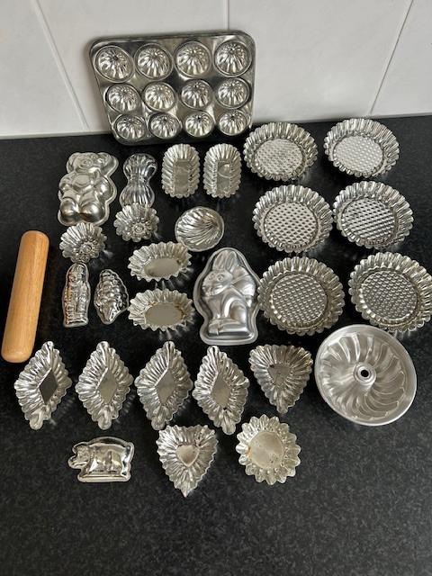 Allerlei bakvormpjes. cake vormpjes,  taartbodem vormpjes,
