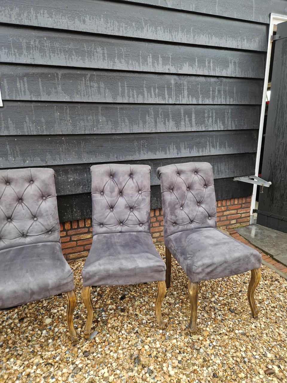 6 eetkamerstoelen Dubbelman