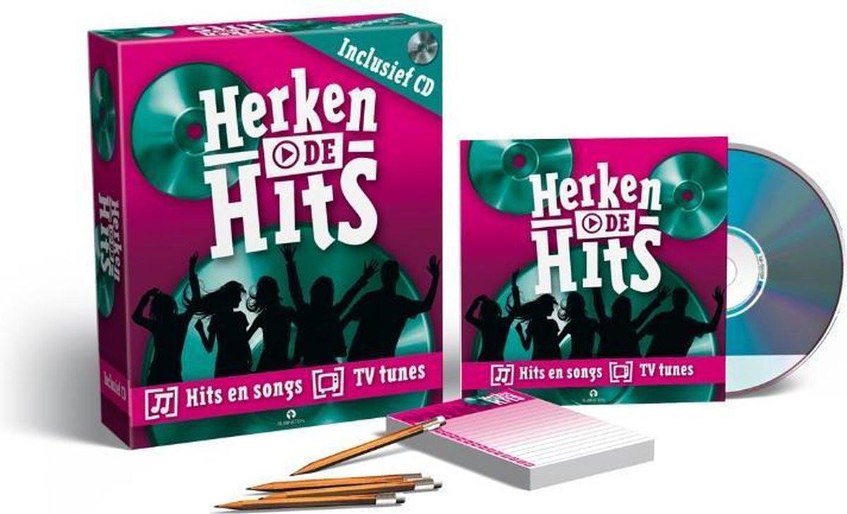 Herken de hits, een gezellig muziekspel voor 2 of meer spelers, vanaf 8 jr.