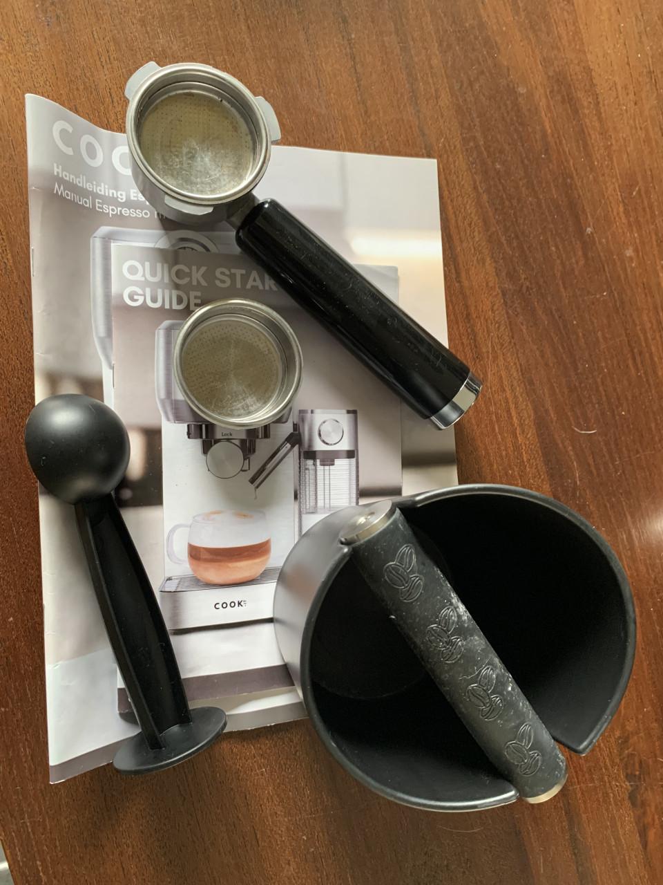Zgan Cook espressoapparaat, compleet met melkopschuimer en alle accessoires