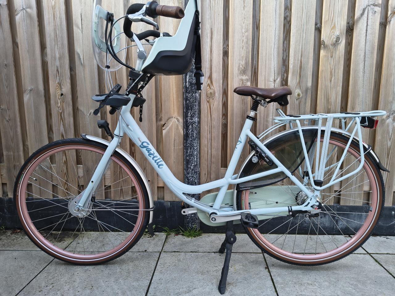 Gazelle Bloom mama fiets met voorzitje