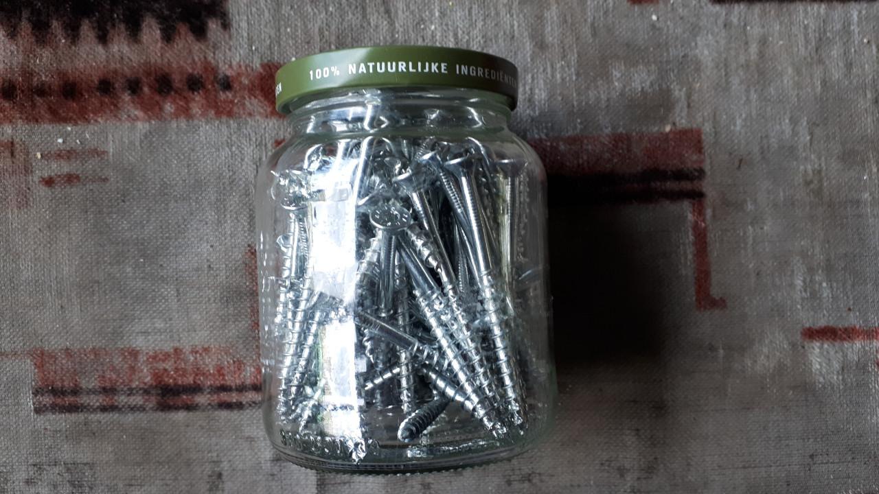 100 st Schroeven 5x70 staal verzinkt