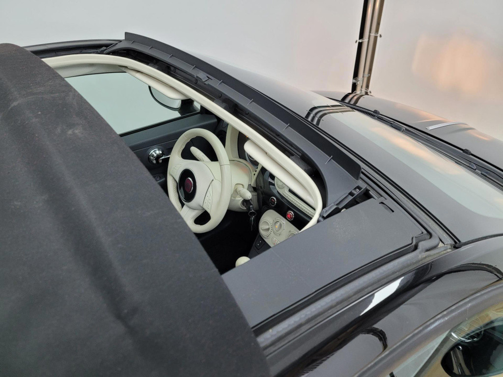 Fiat 500 C 0,9 lounge | cabrio | parkeersensor | half-leder | airco | deale