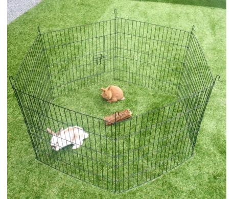 Bij 3 stuks 21% korting! KG1 Draadren – Zwart – Nieuw konijnenren