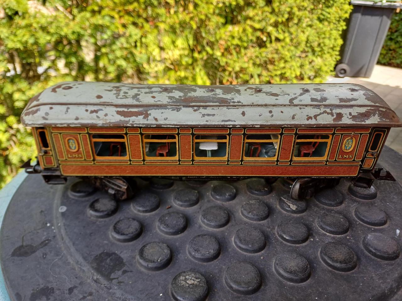 Antieke spoorwegwagon