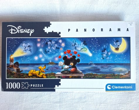 Clementoni panorama Disney puzzel Mickey & Minnie 1000 stukjes
