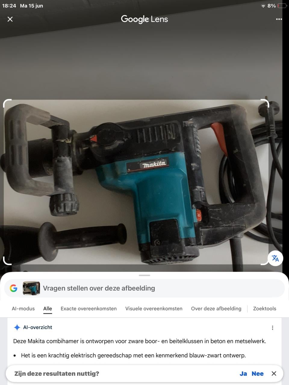 Combihamer merk Makita