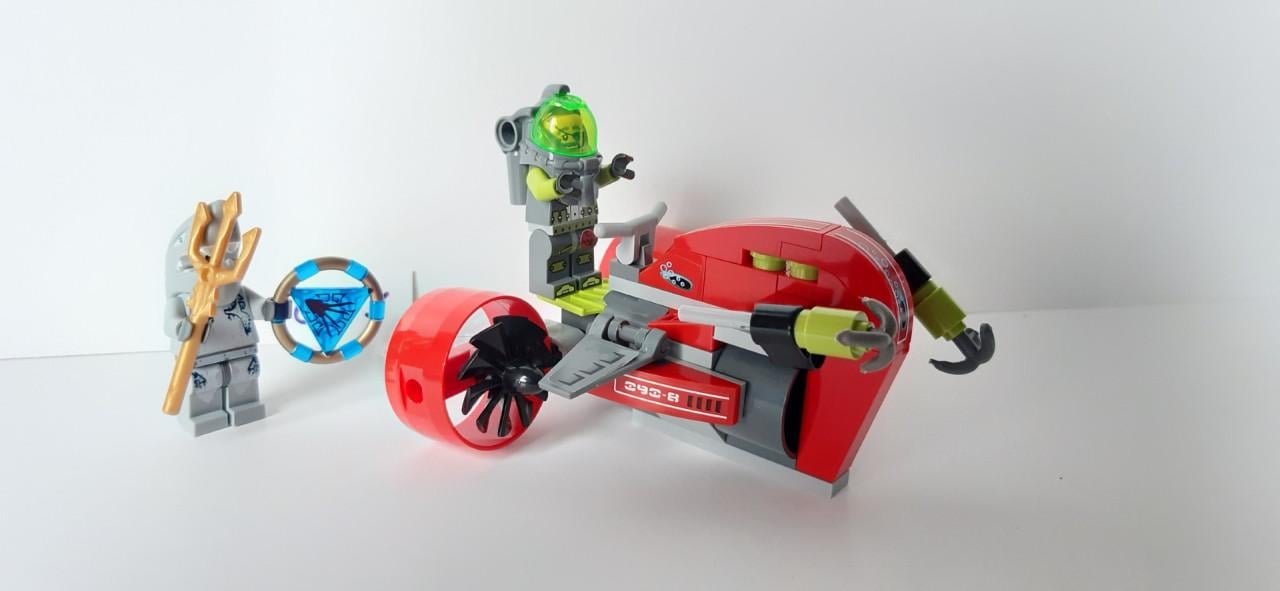 LEGO Atlantis 8057: Slag bij het scheepswrak 2 figuren