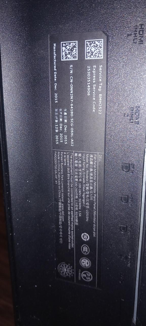 Monitor DELL UltraSharp U2515Hc 25″